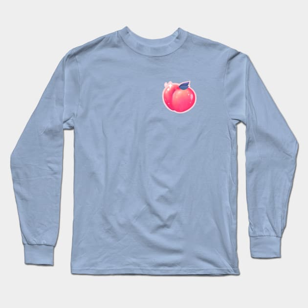 Peachy Long Sleeve T-Shirt by Cute Stuff